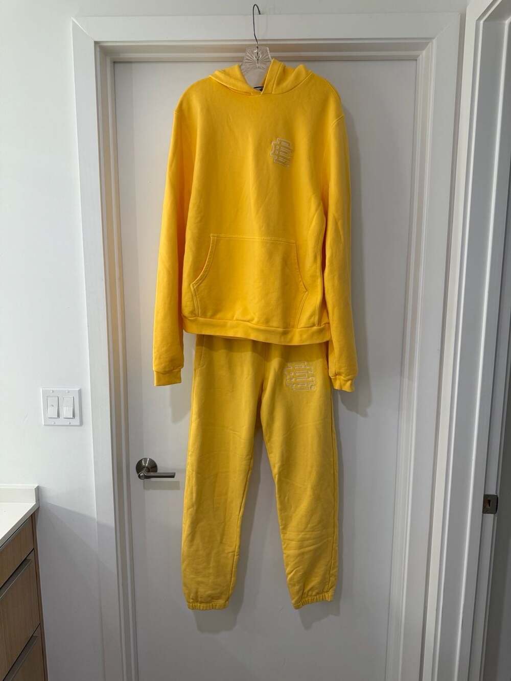Eric Emanuel EE Basic Embroidered Hoodie and Jogger Sweatset